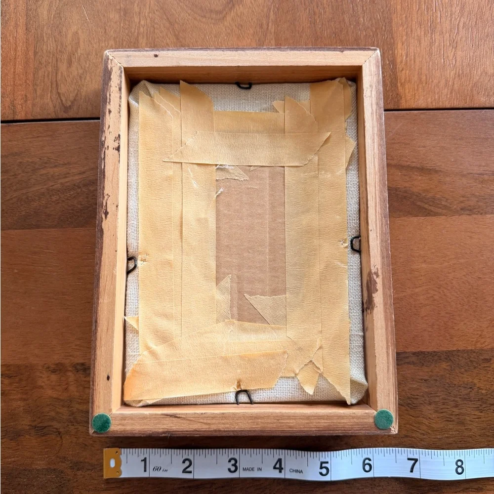 Vintage Floral Embroidered Wall Art - Picture 5 of 5